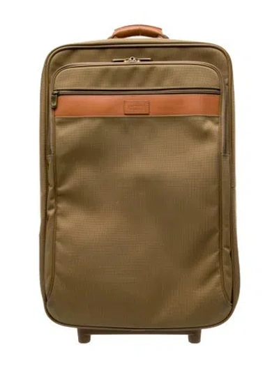 Pre-owned Hartmann Rolling Suitcase In Green