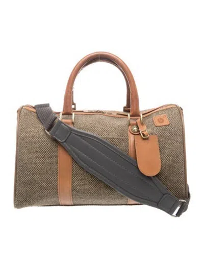 Pre-owned Hartmann Tweed Carry-on Bag In Neutrals