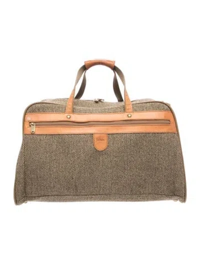 Pre-owned Hartmann Tweed Duffel Bag In Brown