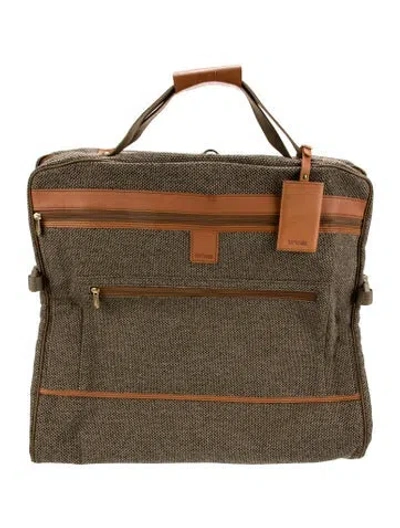 Pre-owned Hartmann Tweed Garment Bag In Brown