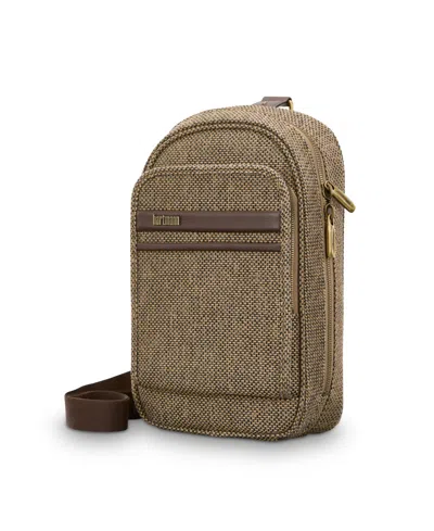 Hartmann Tweed Sling Bag In Tweed,natural Leather