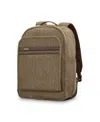 Hartmann Tweed Travel Backpack In Tweed,natural Leather