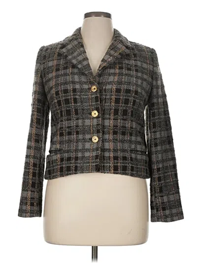 Pre-owned Harve Benard Blazer Jacket In Gray