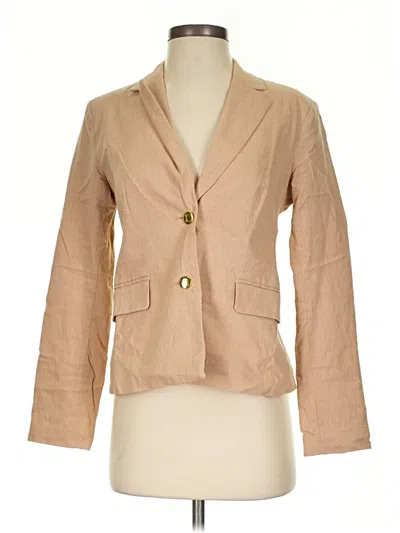 Pre-owned Harve Benard Blazer Jacket In Tan
