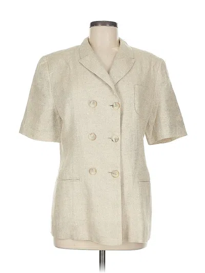 Pre-owned Harve Benard By Benard Holtzman Blazer Jacket In Brown