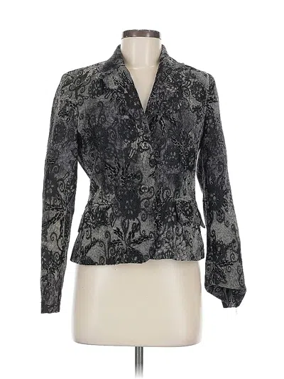 Pre-owned Harve Benard By Benard Holtzman Blazer Jacket In Gray