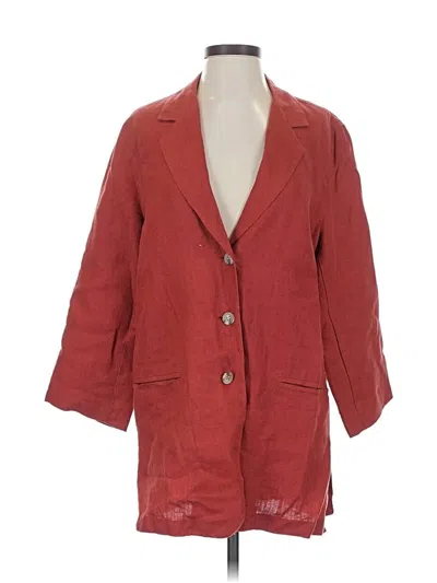 Pre-owned Harve Benard By Benard Holtzman Blazer Jacket In Red
