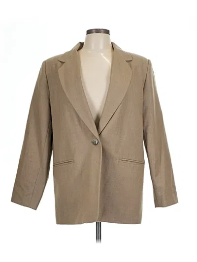 Pre-owned Harve Benard By Benard Holtzman Blazer Jacket In Tan