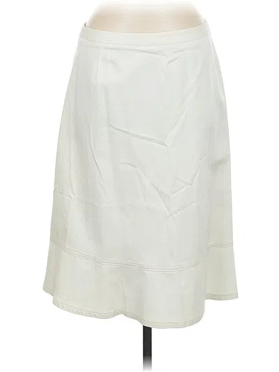 Pre-owned Harve Benard By Benard Holtzman Casual Skirt In White