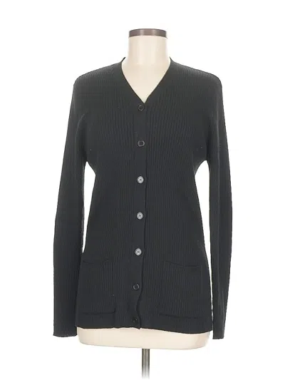 Pre-owned Harve Benard Cardigan Sweater In Black