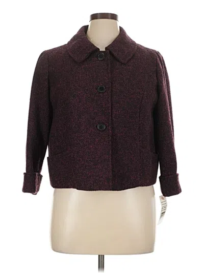 Harve Benard Coat In Burgundy