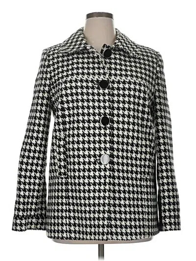 Pre-owned Harve Benard Coat In Gray