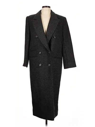 Pre-owned Harve Benard Coat In Gray