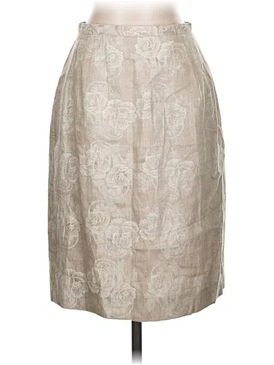 Pre-owned Harve Benard Formal Skirt In Tan