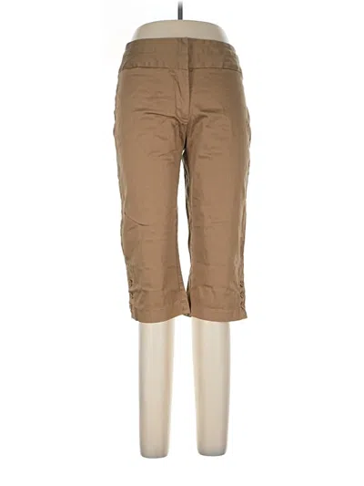 Pre-owned Harve Benard Khaki Pant In Brown