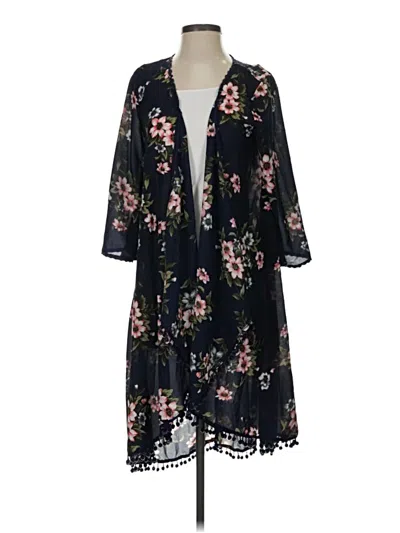 Pre-owned Harve Benard Kimono In Black