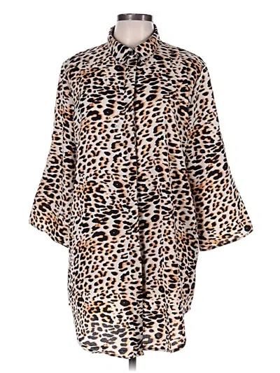 Pre-owned Harve Benard Kimono In Brown