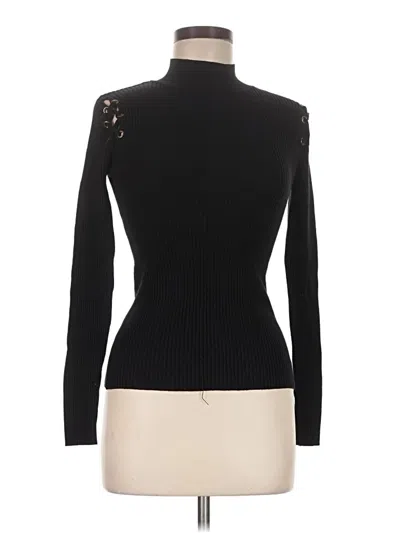 Pre-owned Harve Benard Long Sleeve Turtleneck In Black