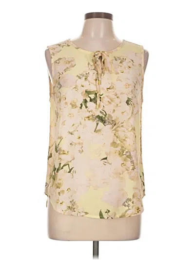 Pre-owned Harve Benard Sleeveless Blouse In Gold