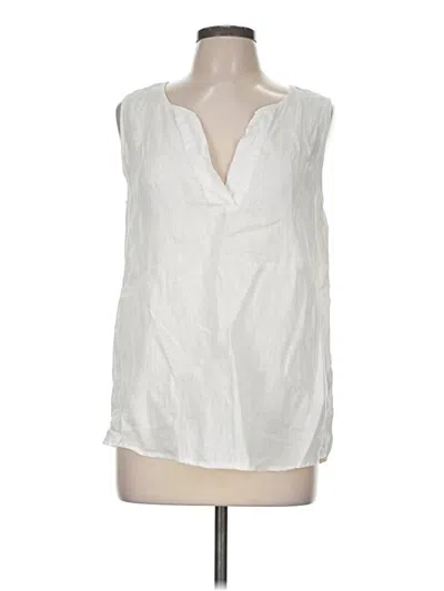 Pre-owned Harve Benard Sleeveless Blouse In Ivory