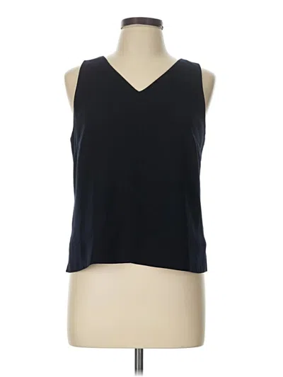 Pre-owned Harve Benard Sleeveless Top Black V-neck Tops