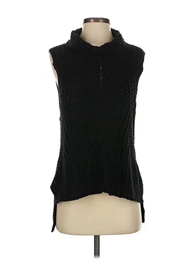 Pre-owned Harve Benard Sweater Vest In Black