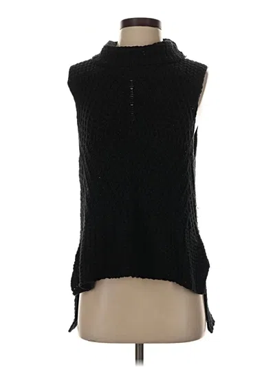 Pre-owned Harve Benard Sweater Vest In Black