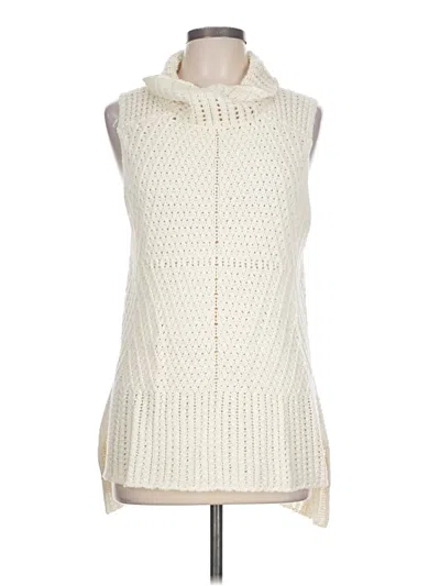 Pre-owned Harve Benard Sweater Vest In Ivory