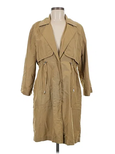 Pre-owned Harve Benard Trenchcoat In Tan