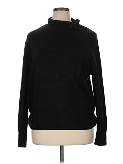 Pre-owned Harve Benard Turtleneck Sweater In Black