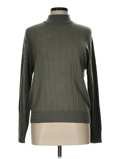 Pre-owned Harve Benard Turtleneck Sweater In Green