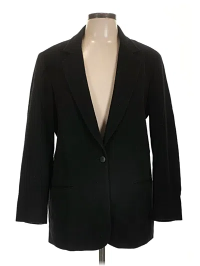 Pre-owned Harve Benard Wool Blazer Jacket In Black