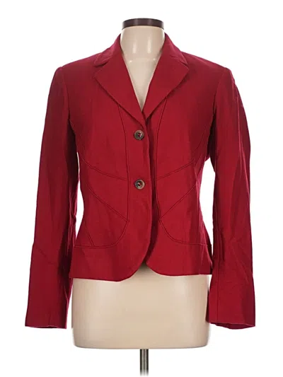 Pre-owned Harve Benard Wool Blazer Jacket In Red