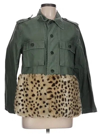 Pre-owned Harvey Faircloth Coat In Green