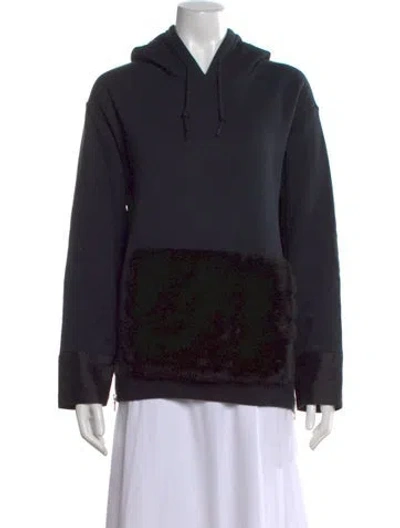 Pre-owned Harvey Faircloth Crew Neck Long Sleeve Hoodie In Black