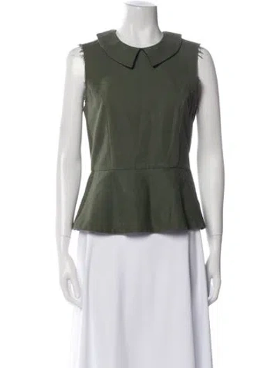 Pre-owned Harvey Faircloth Crew Neck Sleeveless Top In Gray