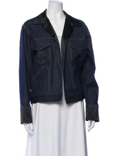 Pre-owned Harvey Faircloth Denim Jacket In Blue