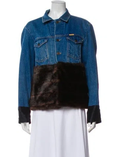 Pre-owned Harvey Faircloth Denim Jacket In Blue