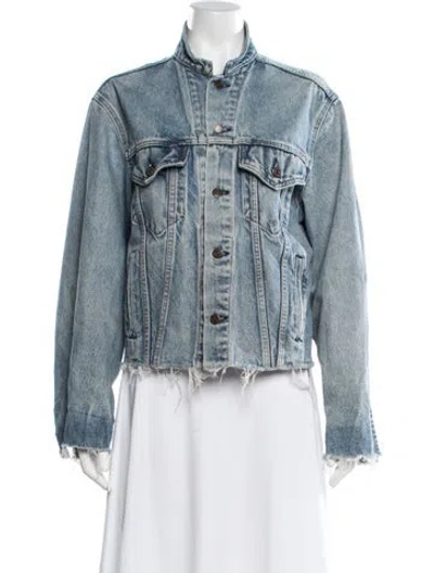 Pre-owned Harvey Faircloth Denim Jacket In Blue