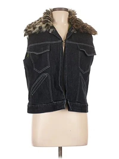 Pre-owned Harvey Faircloth Denim Vest In Blue