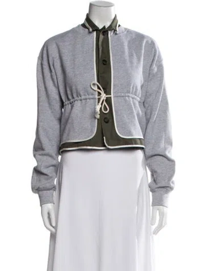 Pre-owned Harvey Faircloth Jacket In Gray