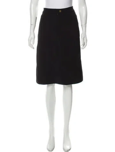 Pre-owned Harvey Faircloth Knee-length Skirt W/ Tags In Black