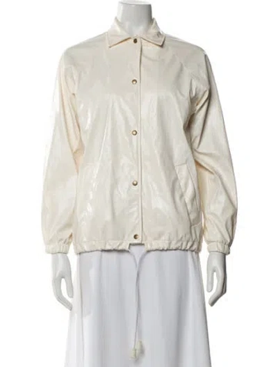 Pre-owned Harvey Faircloth Nylon Jacket In Neutrals