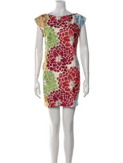 Pre-owned Harvey Faircloth Silk Mini Dress In Red