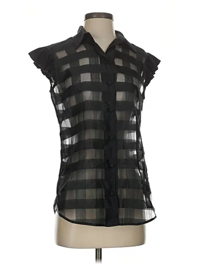 Pre-owned Harvey Faircloth Sleeveless Blouse In Black