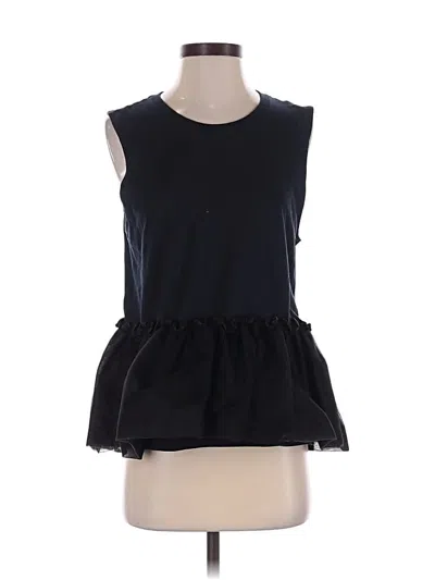 Pre-owned Harvey Faircloth Sleeveless Blouse In Black