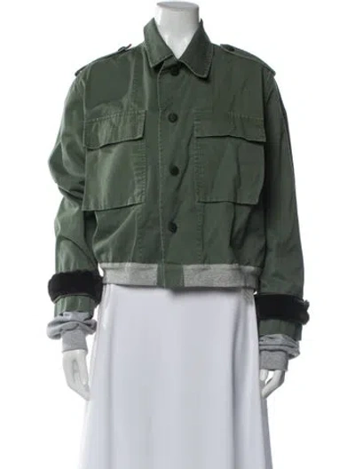 Pre-owned Harvey Faircloth Utility Jacket In Green