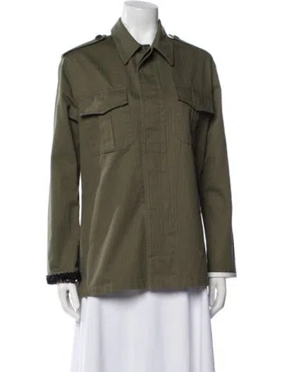 Pre-owned Harvey Faircloth Utility Jacket In Green
