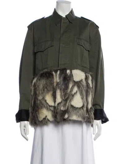 Pre-owned Harvey Faircloth Utility Jacket In Green