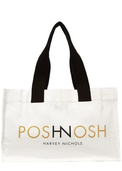 Harvey Nichols Poshnosh Foodmarket Bag In White